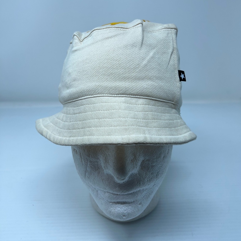 Molo Kids 3-5Y Cream Sun Is Shining Nomly Organic Cotton Bucket Hat New